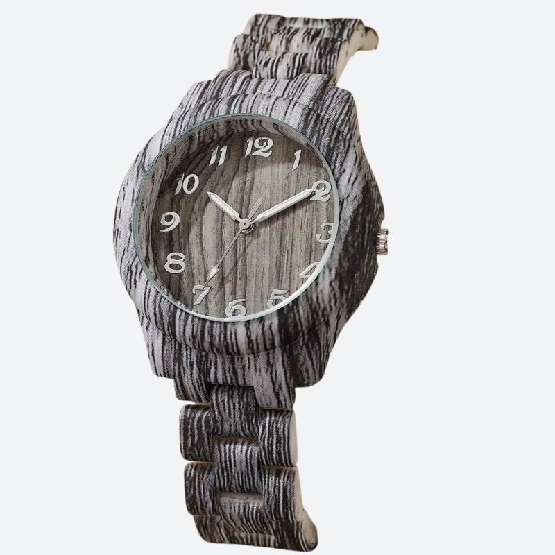 Women's quartz wooden watch 2