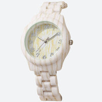 Women's quartz wooden watch 3