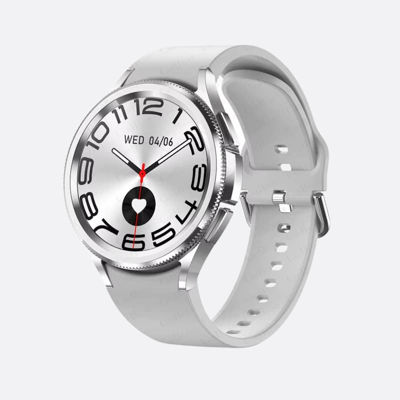 Multifunctional smartwatch for men with voice assistant and health tracking Image