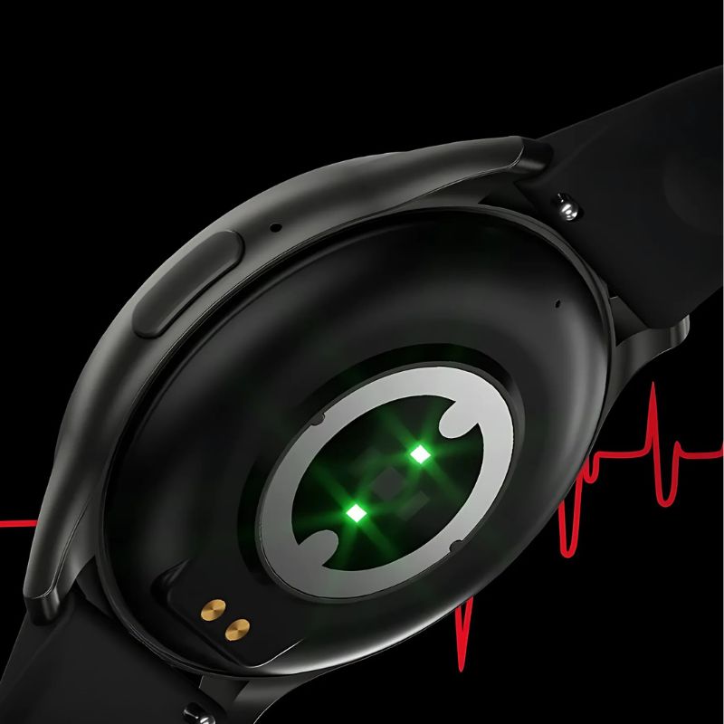 Women's Smartwatch with AMOLED Screen and Silicone Strap