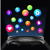 Women's Smartwatch with AMOLED Screen and Silicone Strap