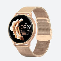 Women's Smartwatch with Milanese Mesh in Rose Gold