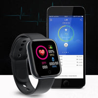 Women's Pink Smartwatch with Bluetooth & Health Tracking