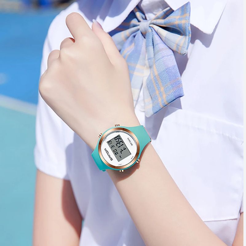 Women's Digital Watch, Water Resistant to 50m
