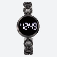 Women's Digital Watch - Curb Chain - 2