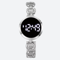 Women's Digital Watch - Curb Chain - 3