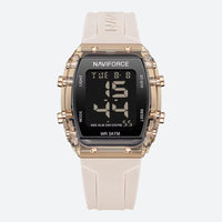 Women's Digital Watch, Barrel Design, 30m Water Resistant