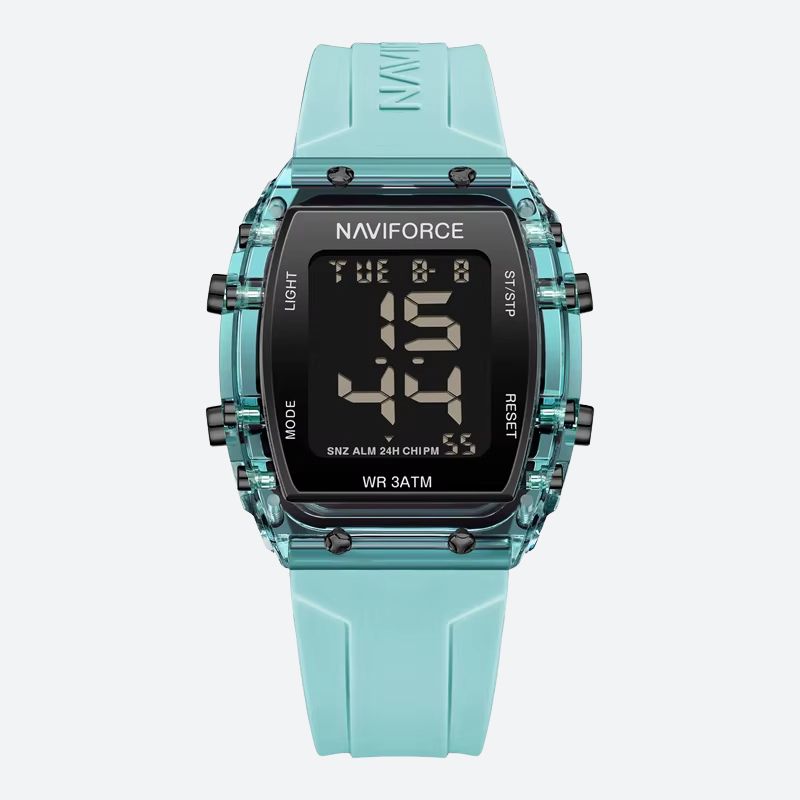 Women's Digital Watch Barrel Case Water Resistant 30m 3 Image