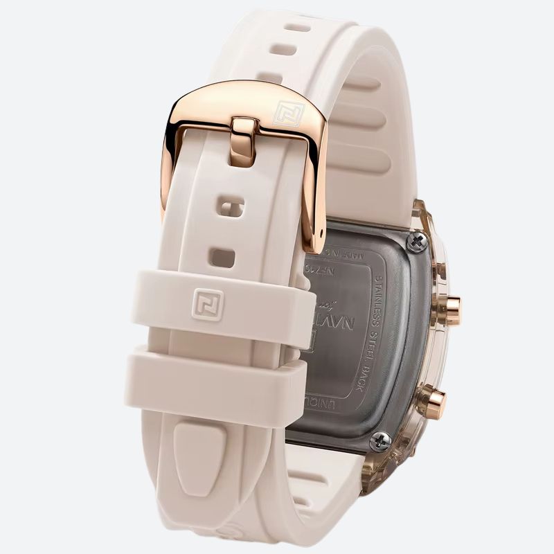 Women's Digital Watch, Barrel Shape, 30m Water Resistance
