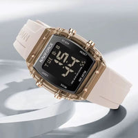Women's Digital Watch, Barrel Shape, 30m Water Resistance
