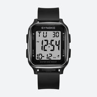 Men's digital watch, waterproof with chronograph