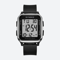 Men's digital watch, waterproof with chronograph