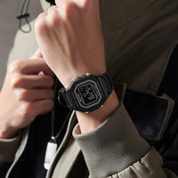 Square digital watch for men, sports, multifunctional