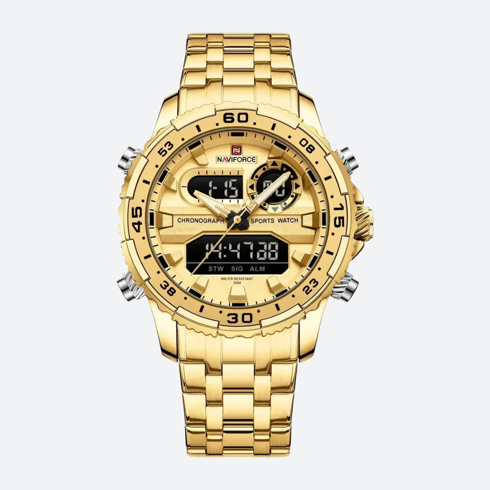 Men's digital watch, chronograph