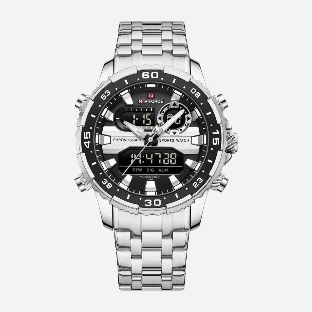 Men's digital watch, chronograph Image