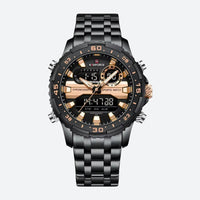 Men's digital watch, chronograph