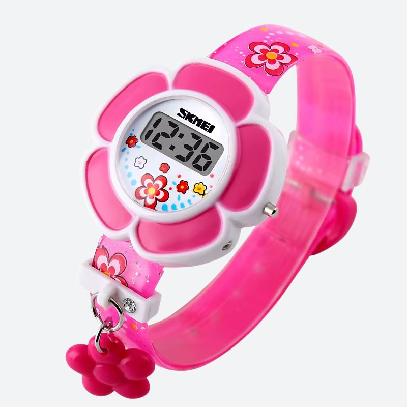 Children's Digital Flower Educational Watch