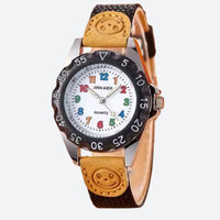 Children's Educational Quartz Two-Tone Watch