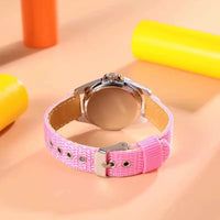 Children's Educational Quartz Two-Tone Watch