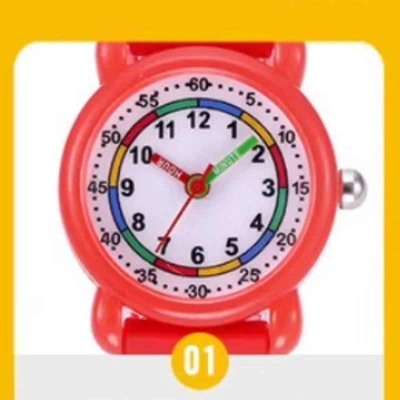 Children's Educational Watch, Waterproof Silicone