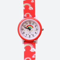 Children's Educational Watch, Silicone Quartz Rainbow