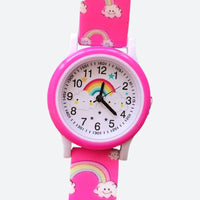 Children's Educational Watch, Silicone Quartz Rainbow