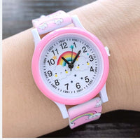 Children's Educational Watch, Silicone Quartz Rainbow