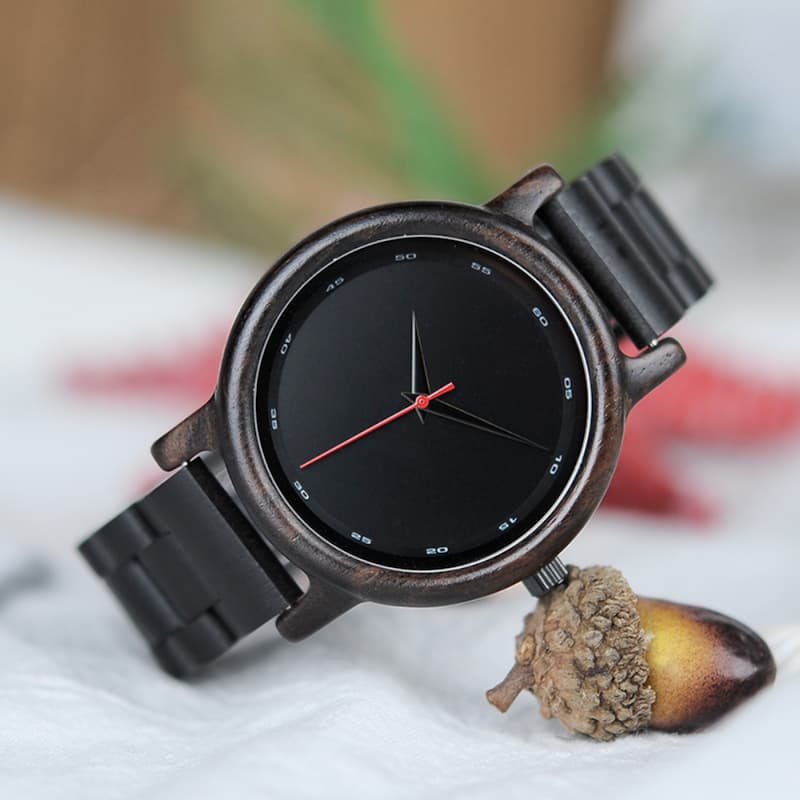 Men's Wooden Watch, Minimalist and Elegant Design