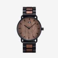 Men's wooden quartz watch, Natural Elegance