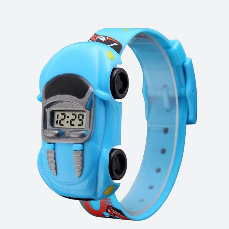 Children's Digital Car Watch for 3-Year-Olds Image
