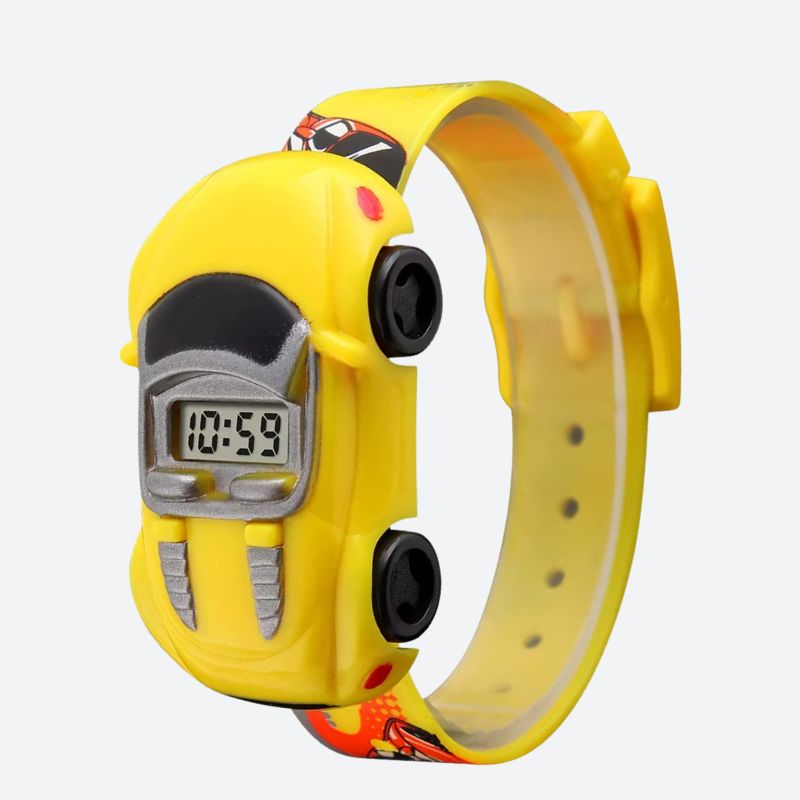 Children's Digital Car Watch for 3-Year-Olds