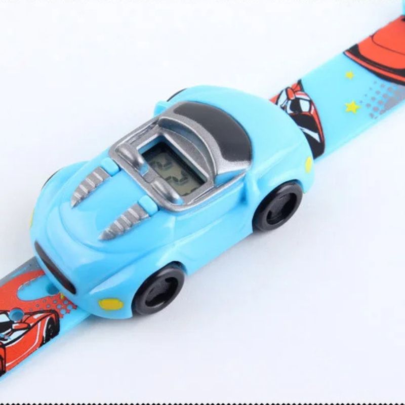 Children's Digital Car Watch for 3-Year-Olds