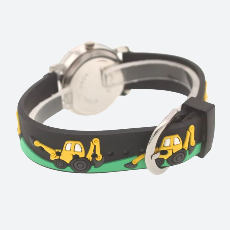 Children's Watch for 3-Year-Olds, Waterproof Silicone Tractor Design