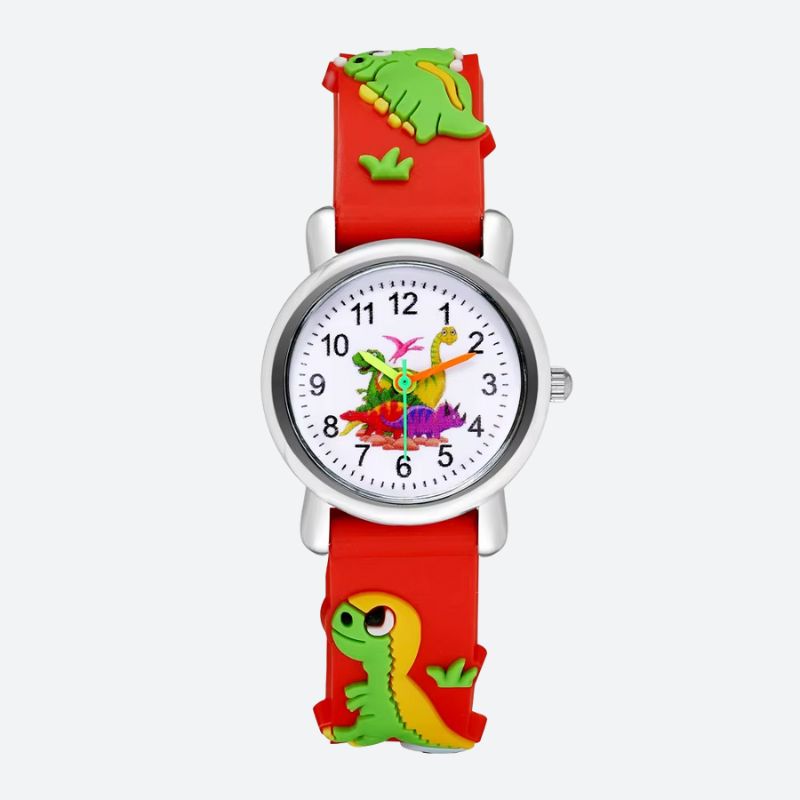 Children's Watch, 5 Years Old, Silicone Dinosaur