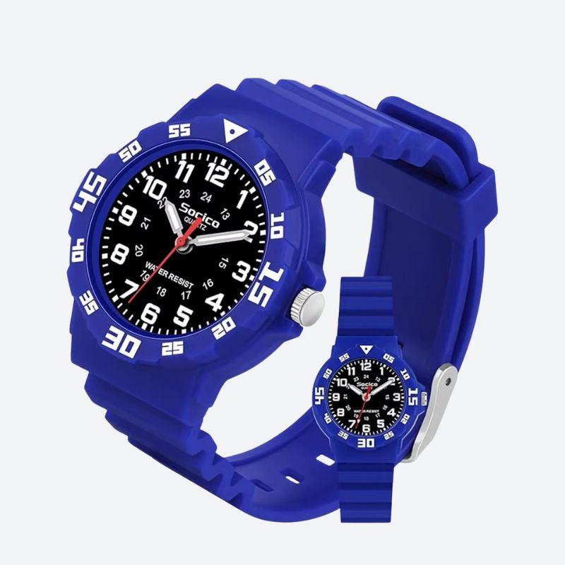 Children's watch, age 5, sporty, 30m water resistant