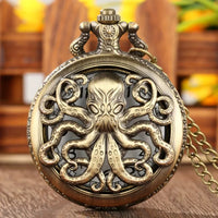 Kraken Vintage Men's Pocket Watch