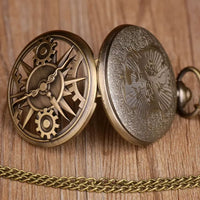 Steampunk Men's Gear Pocket Watch