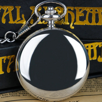 Women's Metal Mirror Pocket Watch