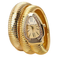 Luxury women's watch with a serpent bracelet (3)