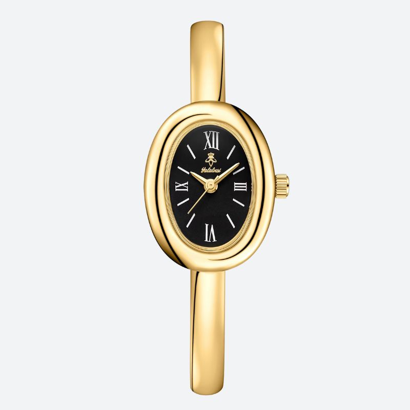 Luxury Women's Oval Gold Watch 1