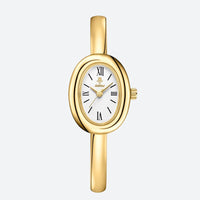 Luxury Women's Oval Gold Watch 4