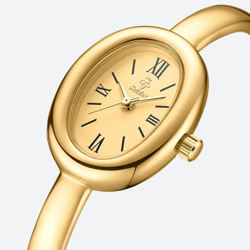 Luxury Oval Gold Women's Watch