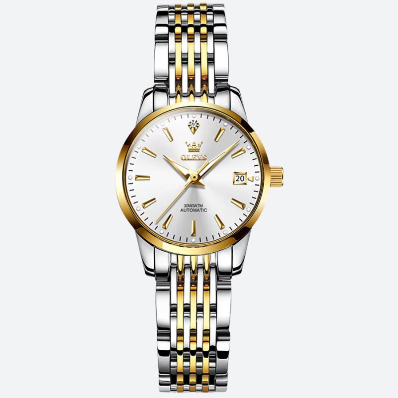Women's Mechanical Watch, Metal, Waterproof (2)