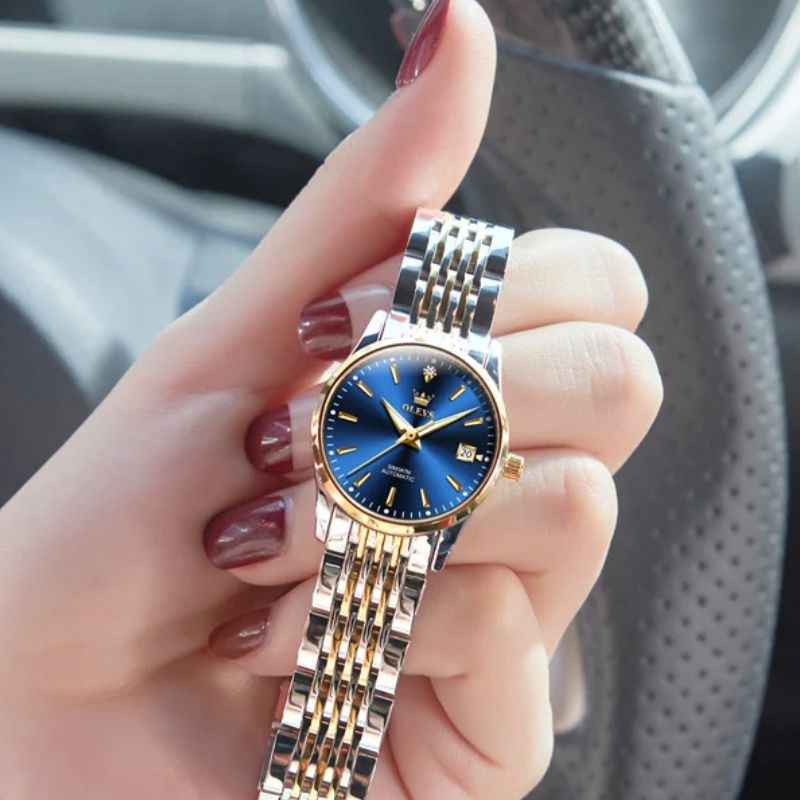 Women's Mechanical Watch, Metal, Waterproof
