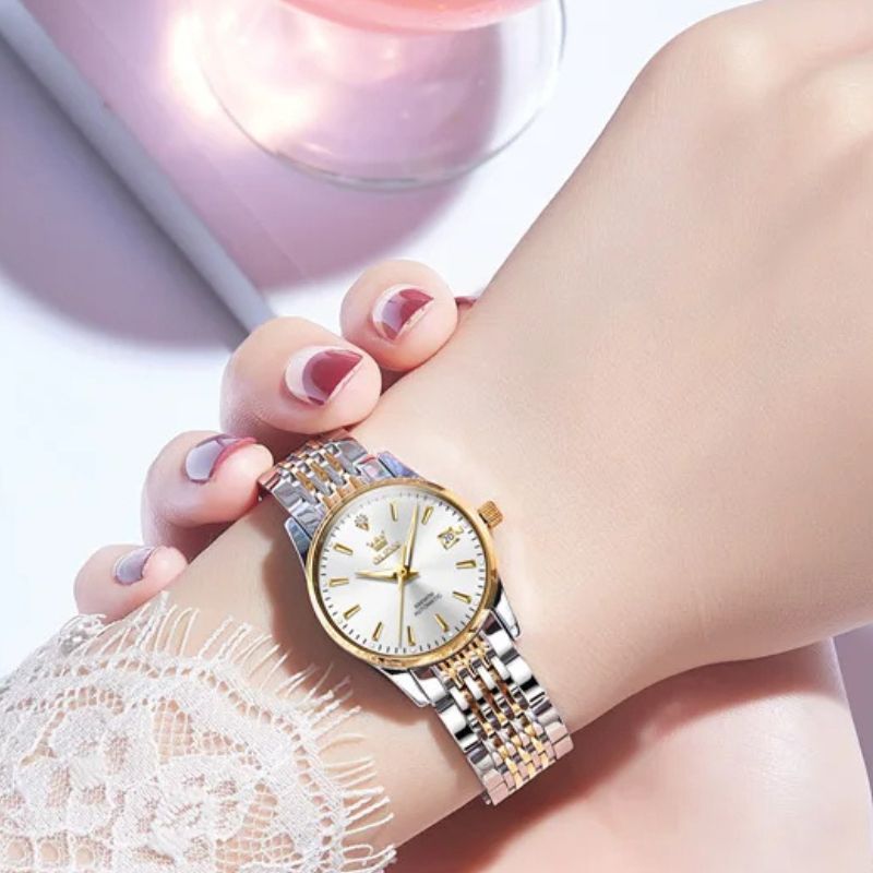 Women's Mechanical Watch, Metal, Waterproof