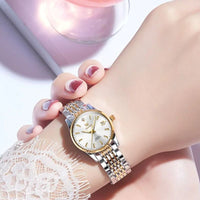 Women's Mechanical Watch, Metal, Waterproof
