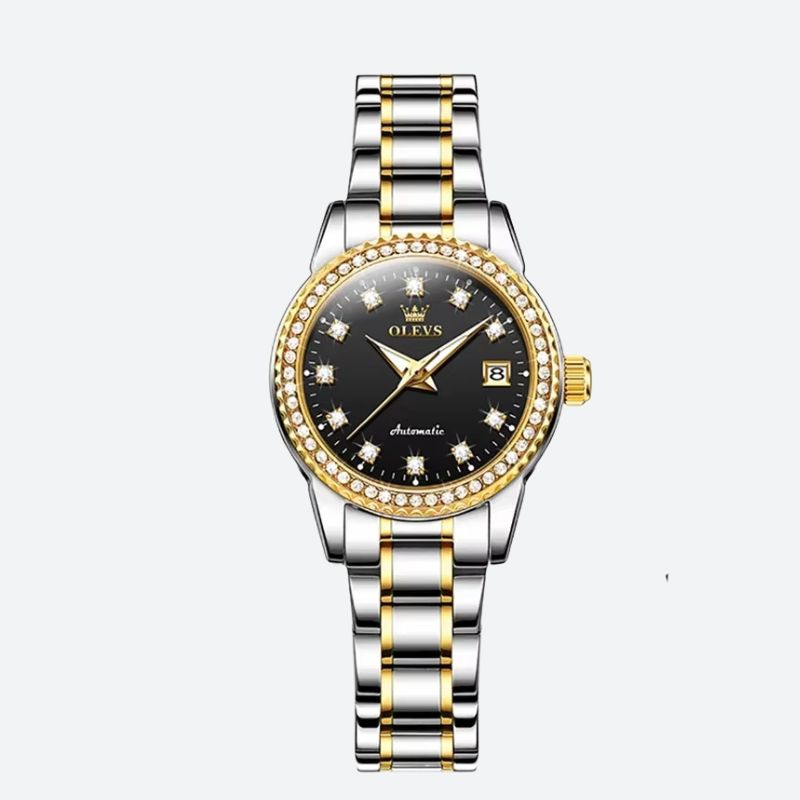 Women's Mechanical Watch - Sparkling Metal 1