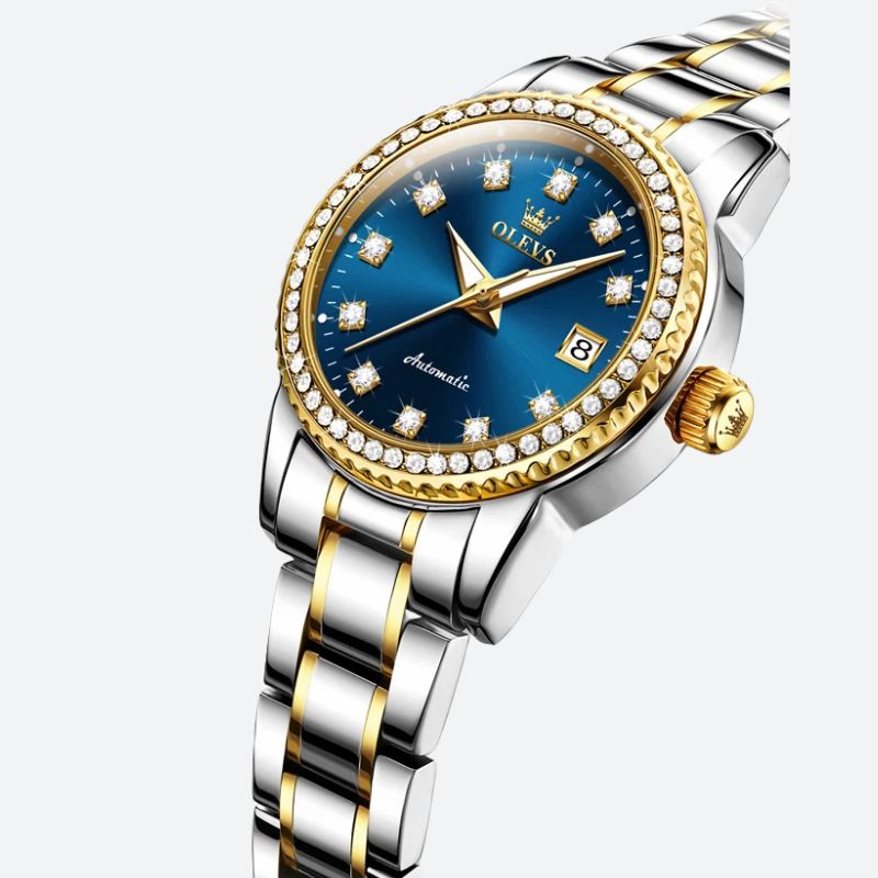 Women's Mechanical Watch, Sparkling Metal