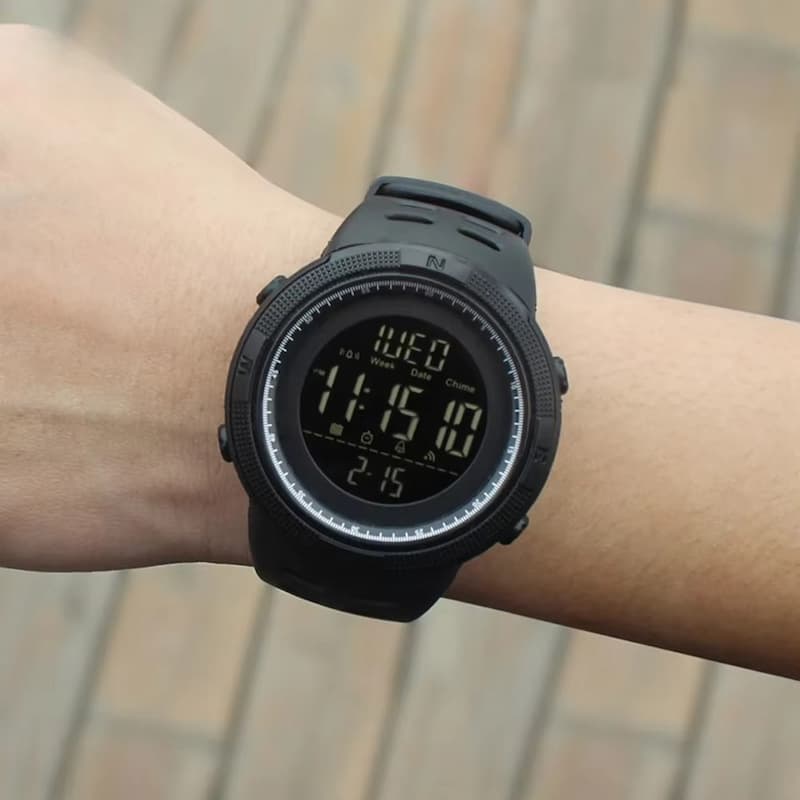 Men's 50mm Digital Military Watch