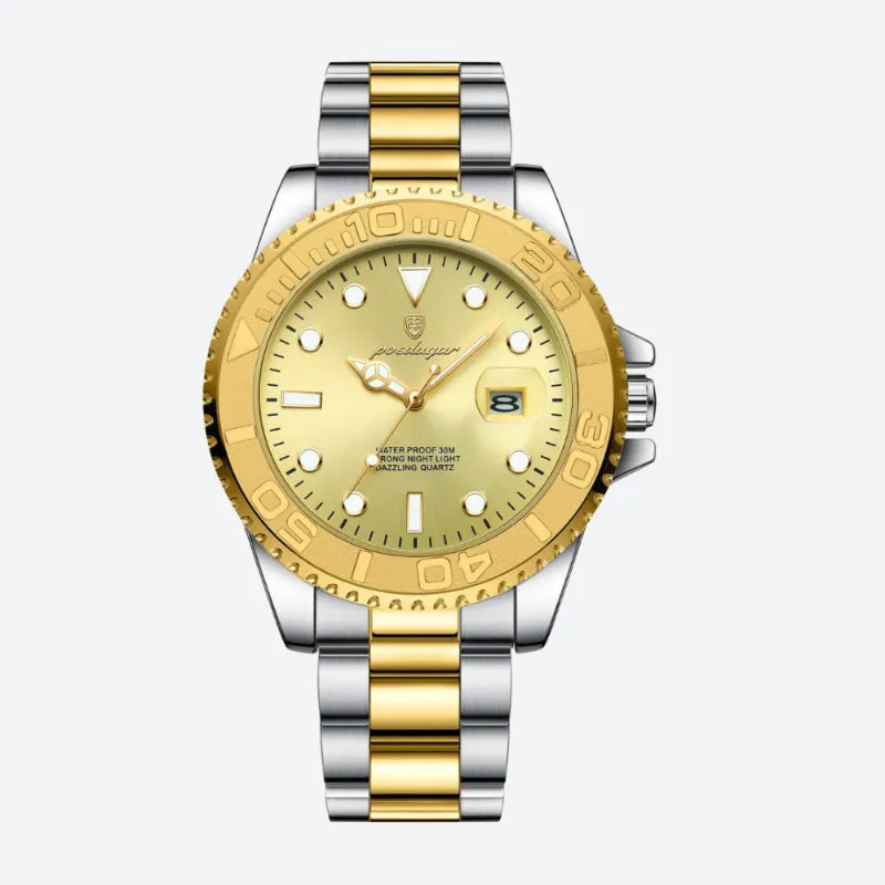 Luxury quartz watch, diver style